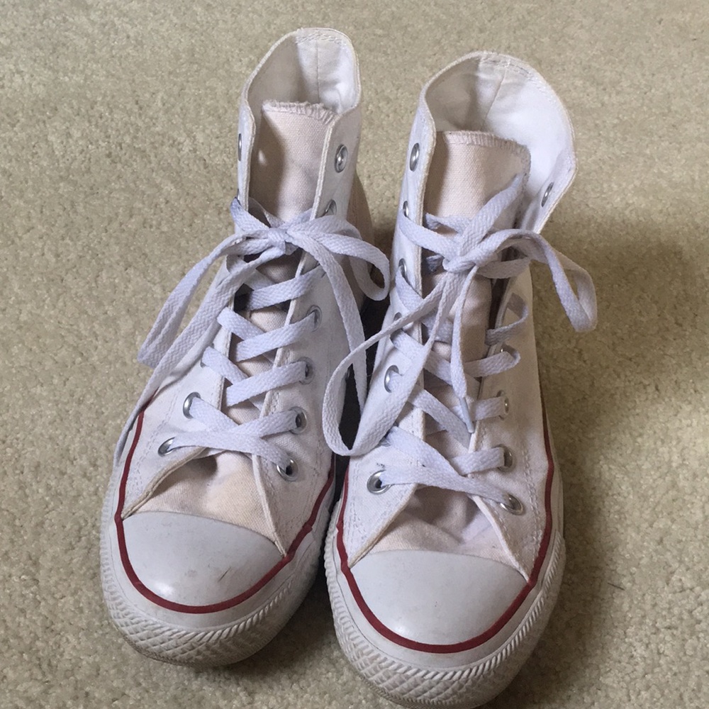 White High Top Converse